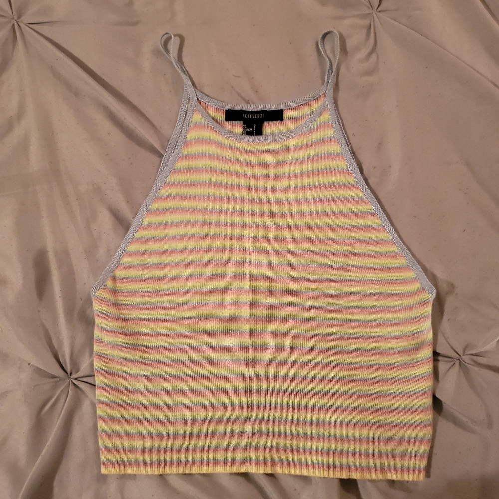 Forever 21 striped colored top